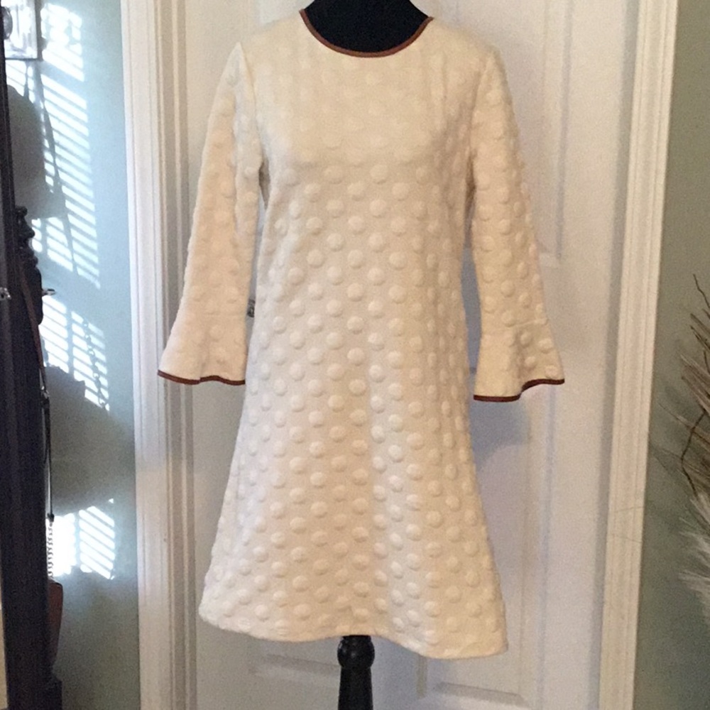 Anthropology THML Swiss Dot Dress